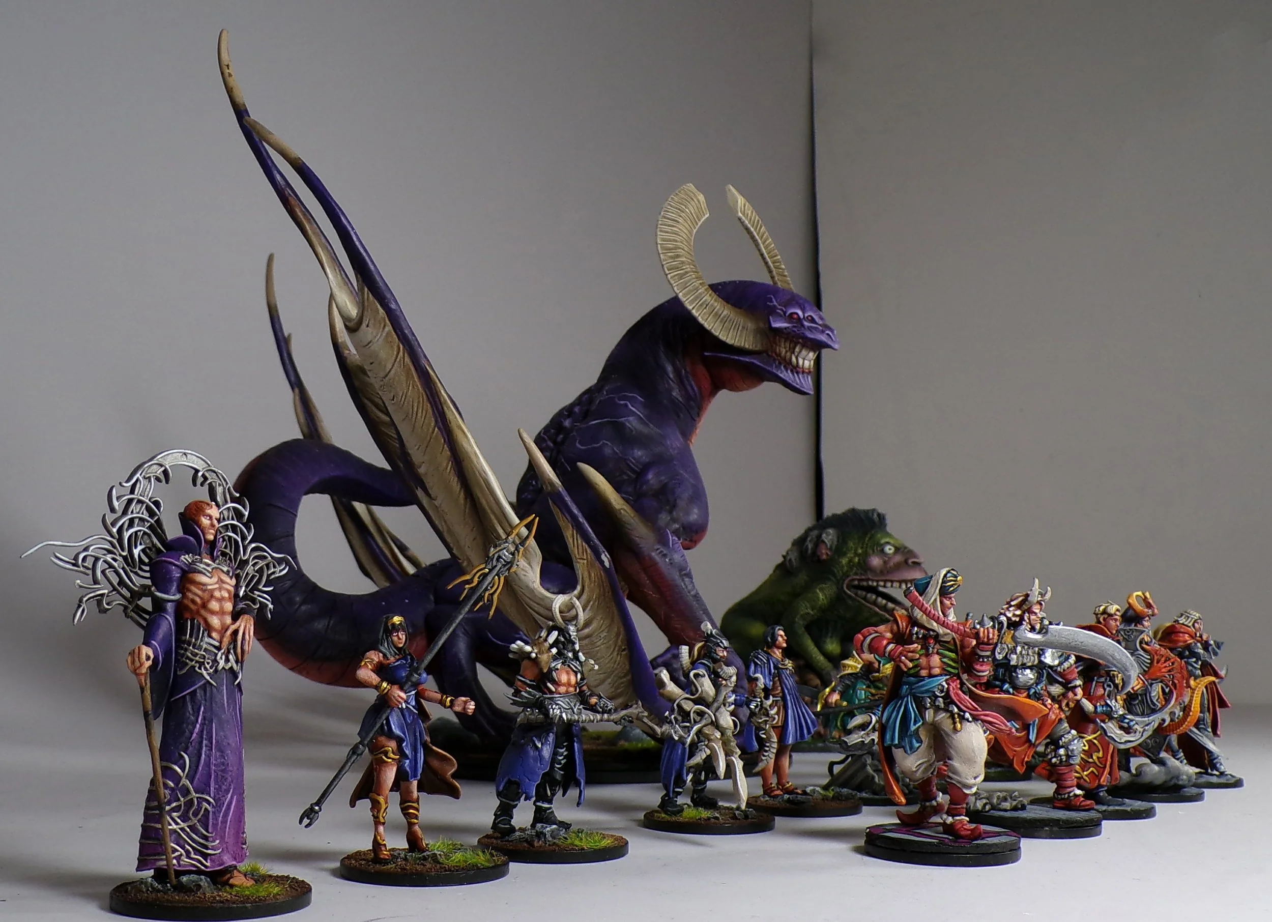 Kingdom Death: Dragon King and Frogdog Expansions With Some Other